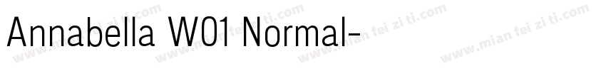 Annabella W01 Normal字体转换